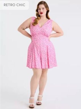 NWT Torrid Retro Chic Romper